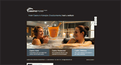 Desktop Screenshot of casinohotel.be