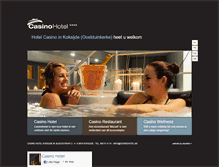 Tablet Screenshot of casinohotel.be